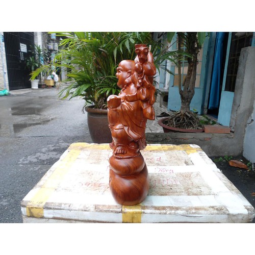 Tượng Phật Di Lặc Vác Cành Đào Cao 40